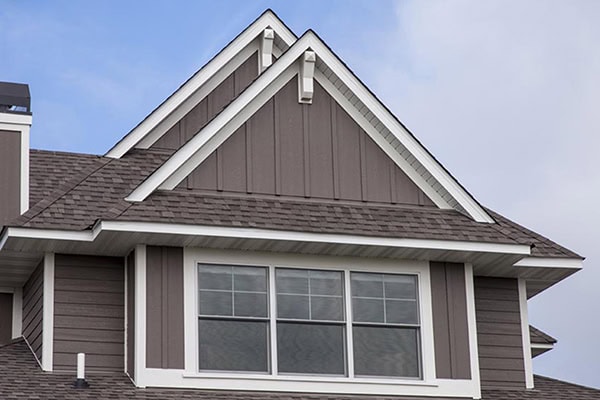 House with dark siding