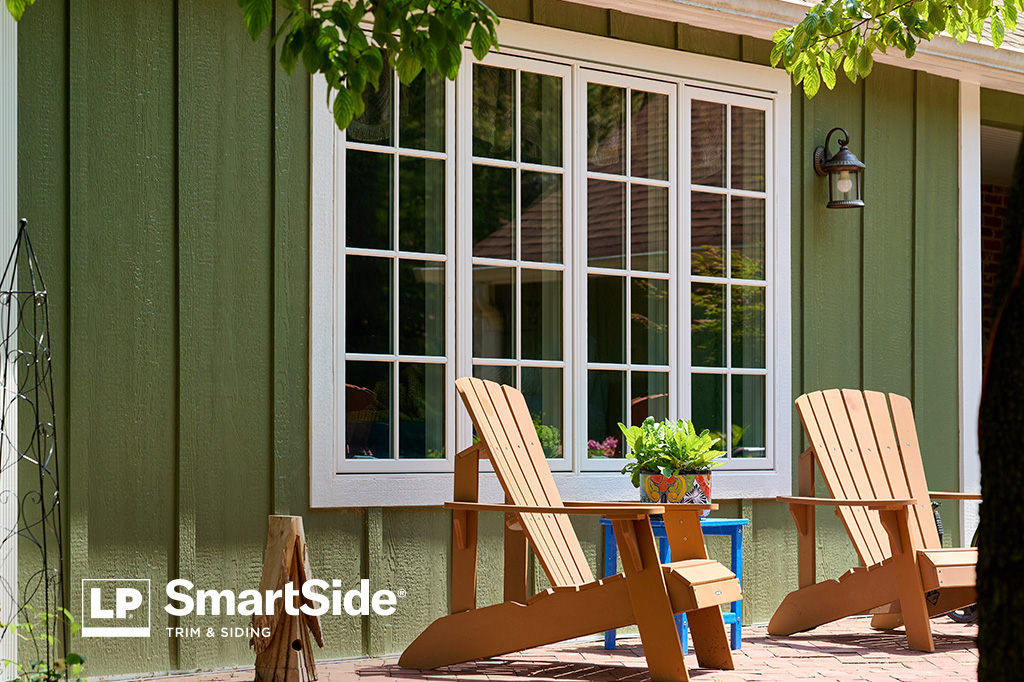 LP® SmartSide® carries a 5-year full labor-and-material warranty, followed by a 50-year prorated material warranty